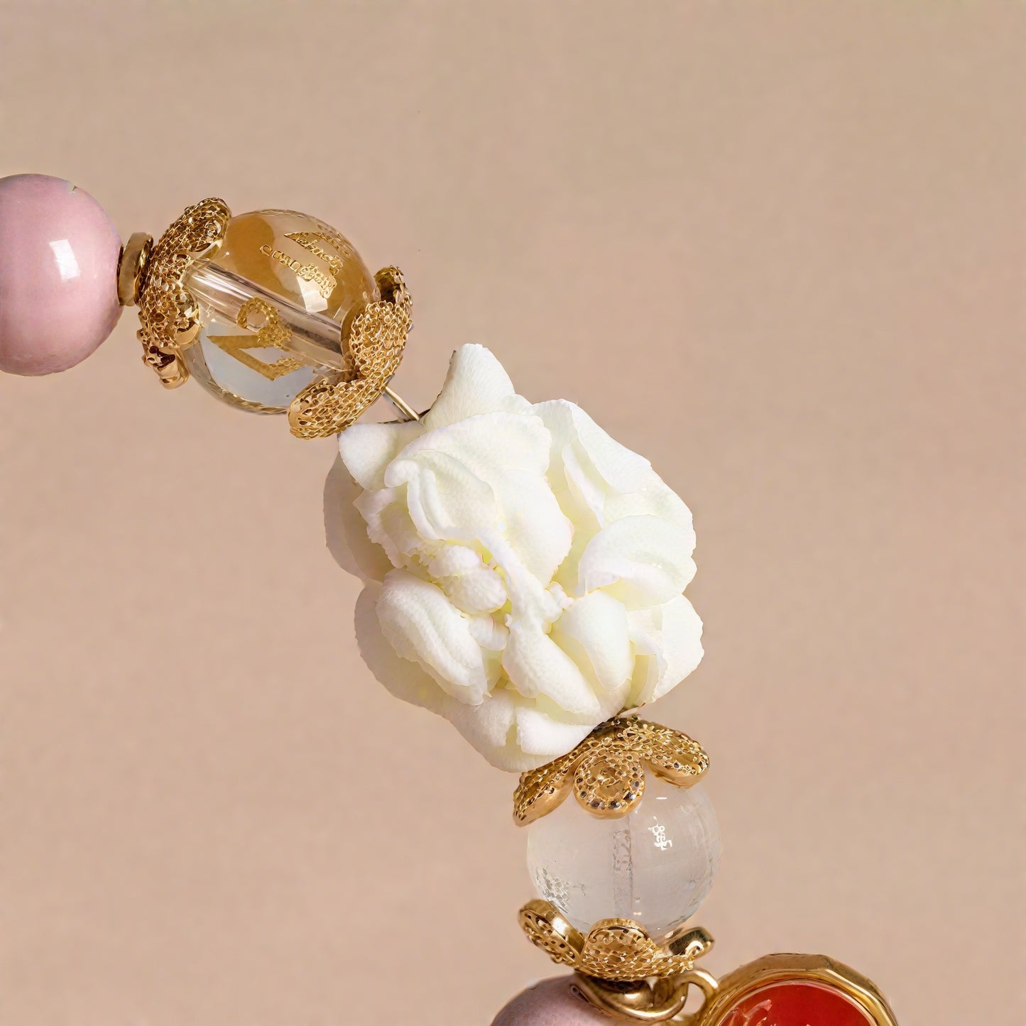 Nine-Tailed Fox Lacquer Bead Bracelet