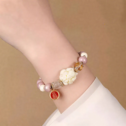 Nine-Tailed Fox Lacquer Bead Bracelet