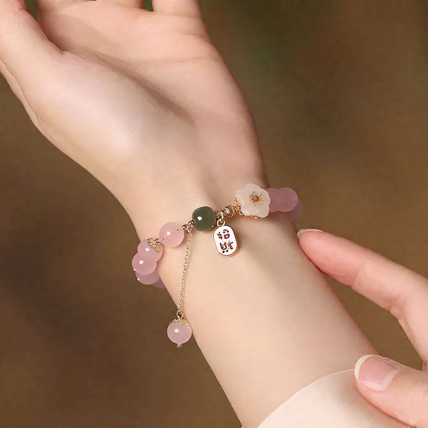 Peach Blossom Natural Rose Quartz