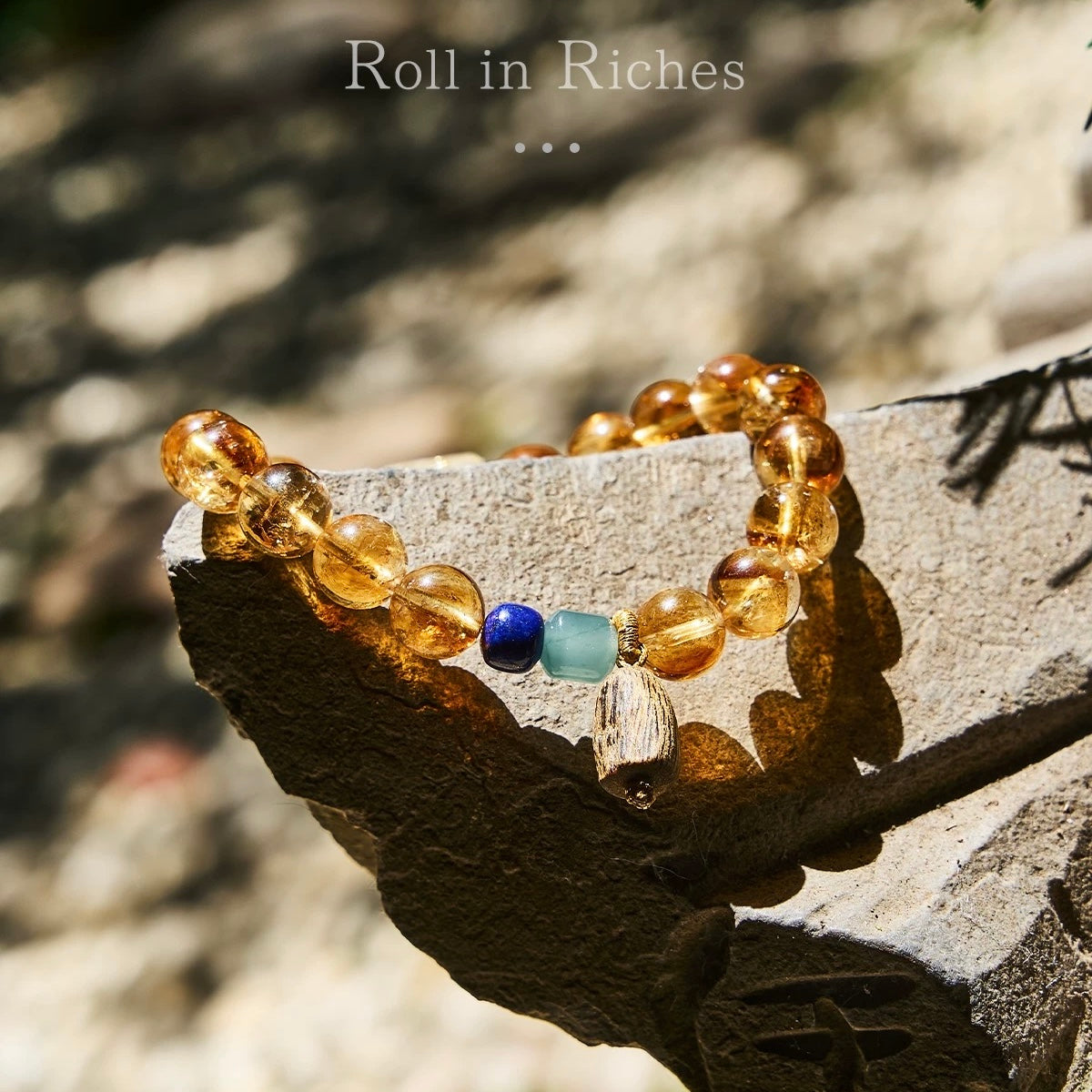 Natural Yellow Quartz Jade Bracelet
