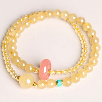 Natural Yellow Quartz Bracelet – A Wealth Magnet