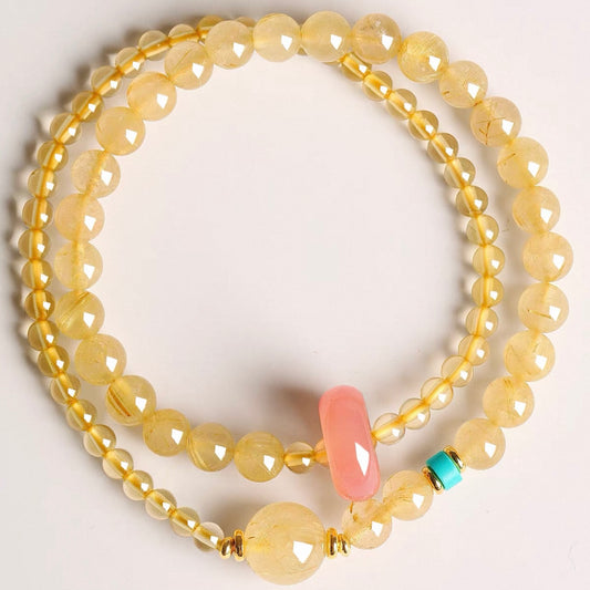 Natural Yellow Quartz Bracelet – A Wealth Magnet