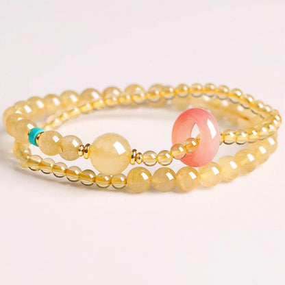 Natural Yellow Quartz Bracelet – A Wealth Magnet