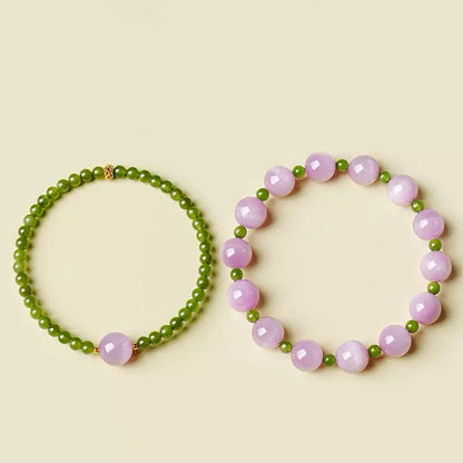 Hetian Jade Crystal Bracelet