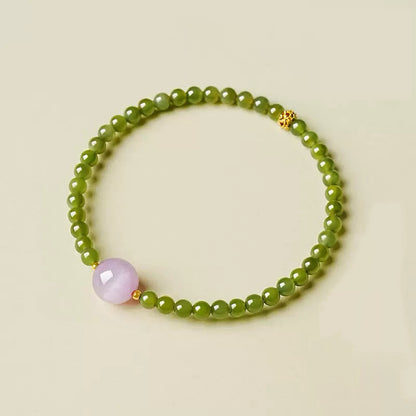 Hetian Jade Crystal Bracelet